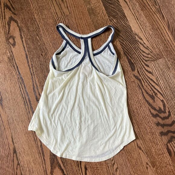 Chaser Light Yellow Racerback Sheer Tank Top - Picture 4 of 4